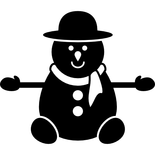 Black Hat Snowman